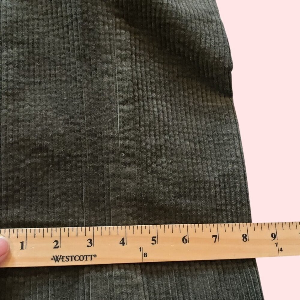 Vitto Niero Vintage Green Olive Corduroy Pants Size 29 - Picture 13 of 16